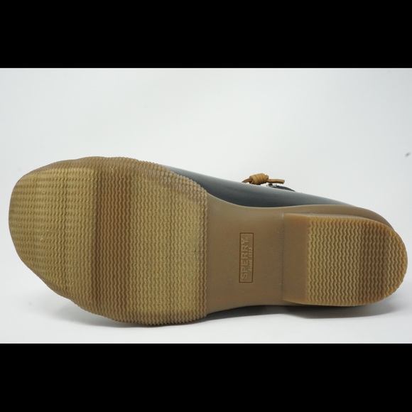 Sperry Saltwater Shiny Quilt Duck Boot Waterproof - Picture 6 of 8